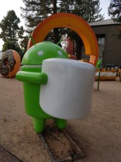 USA, Mountain View, Google Android Lawn Statues